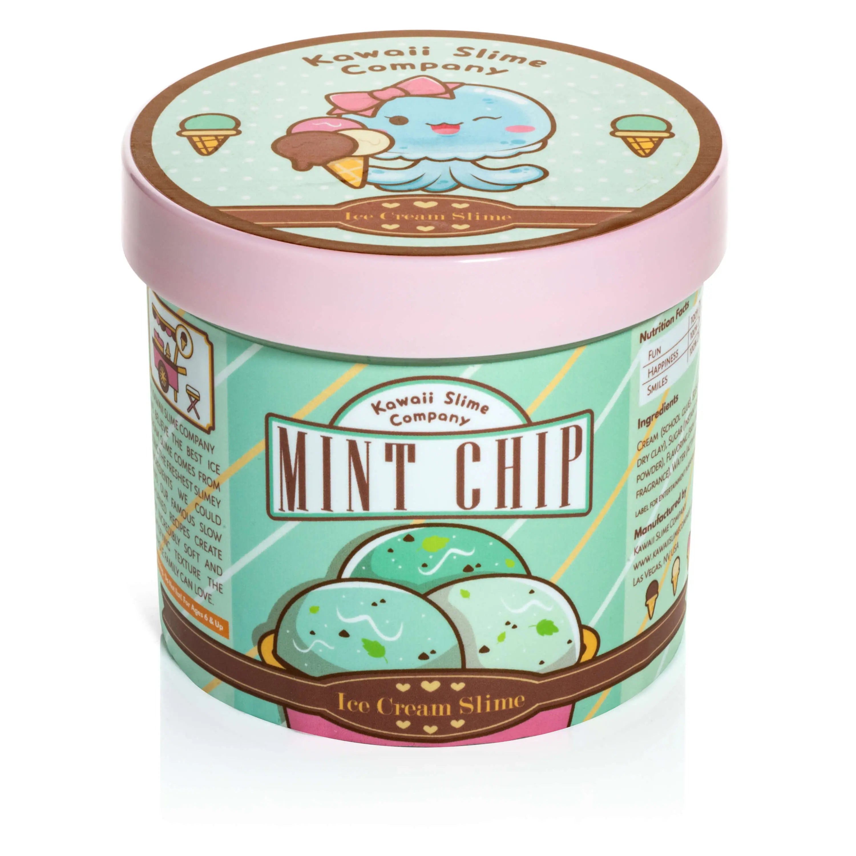 Mint Chip Ice Cream Slime by Kawaii Slime