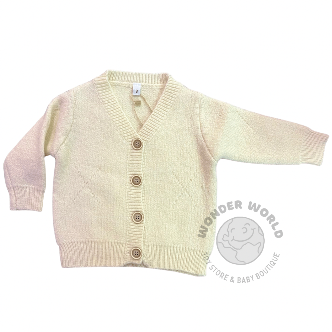Cashmere Cream Baby Sweater by Baby & Sunshine