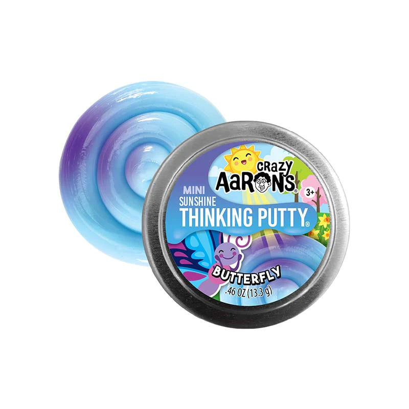 Butterfly Sunshine Thinking Putty 2” Tin by Crazy Aaron’s #BY003