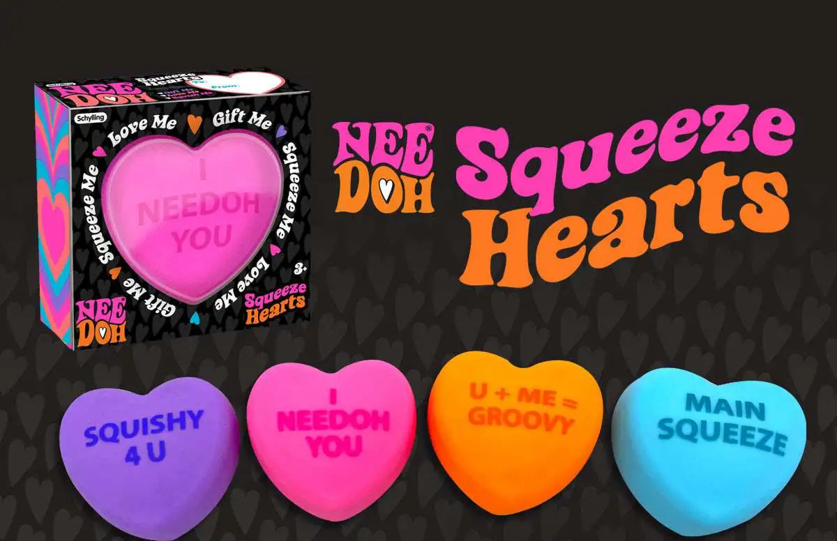 Squeeze Hearts Nee Doh by Schylling #22308HY