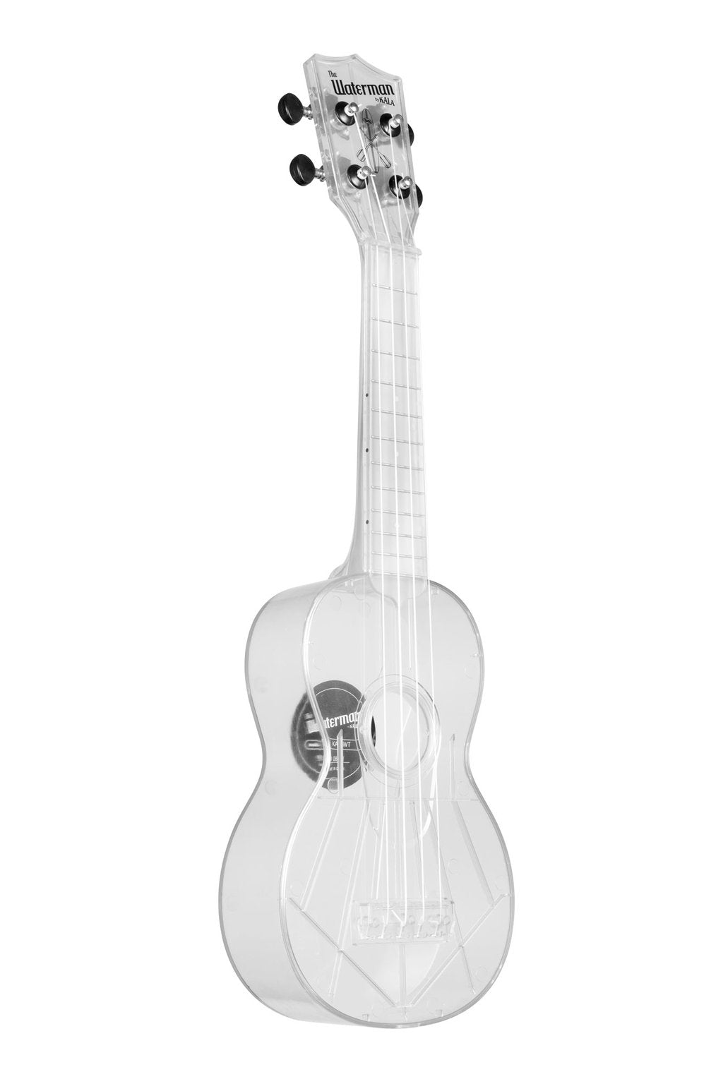 Transparent Clear: Learn to Play The Waterman Ukulele by Kala