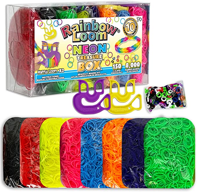Rainbow Loom Neon Treasure Box by Choon’s Design #B0336