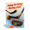Hockey Foil Birthday Card by Peaceable Kingdom