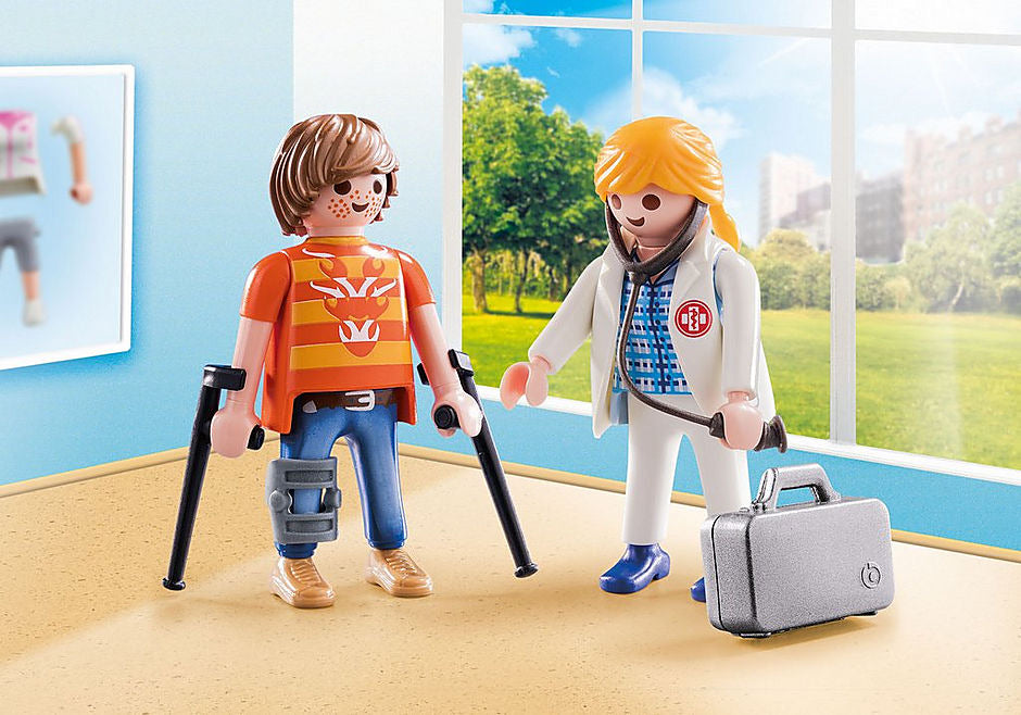 Doctor and Patient by PLAYMOBIL #70079