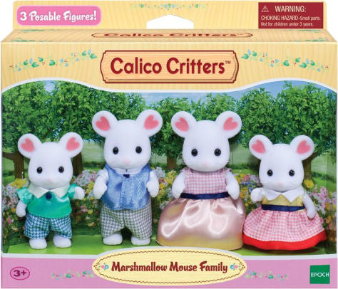 Marshmallow Mouse Family by Calico Critters #CC1802