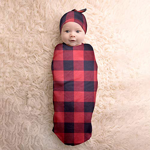 Cutie Cocoon- Matching Cocoon & Hat Set: Buffalo Plaid by Itzy Ritzy