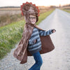 Triceratops Hooded Cape Brown- Size 4/5 by Great Pretenders #56795
