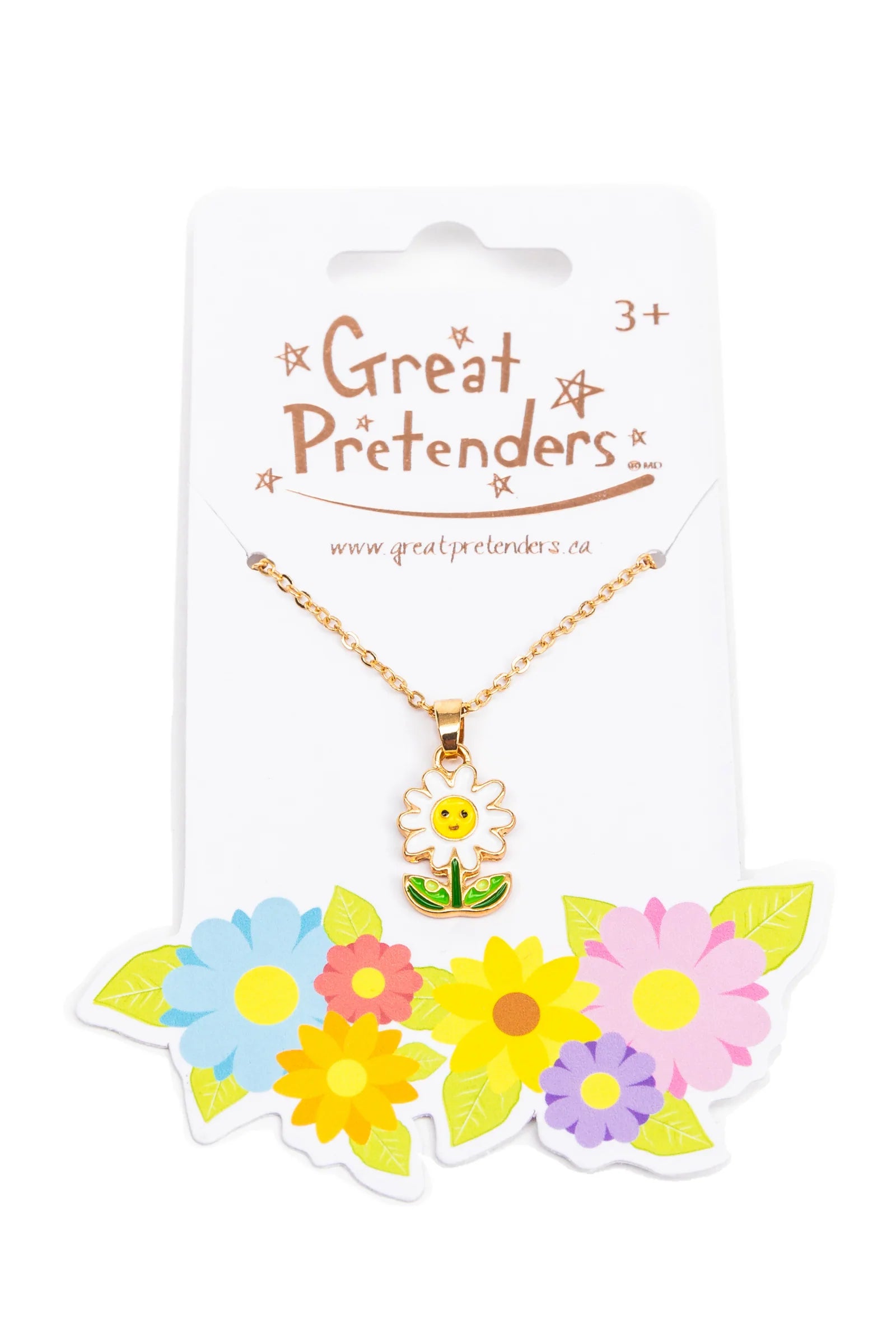 Spring Flower Necklace by Great Pretenders #86135
