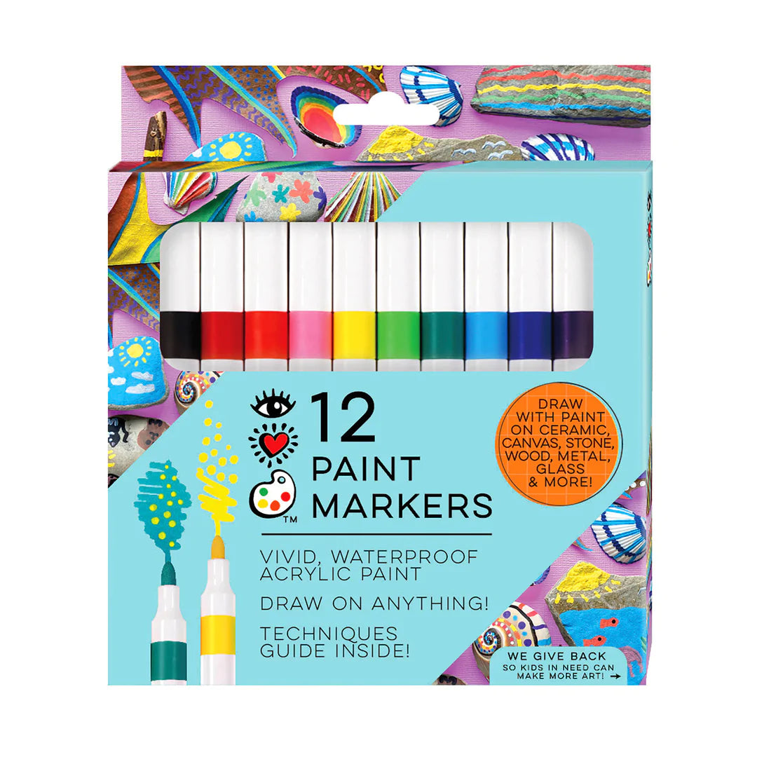 12 Paint Markers by Bright Stripes #6512