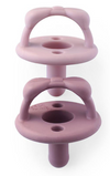 Sweetie Soother Pacifier Set (2 Pack)- Lilac & Orchid Bows by Itzy Ritzy
