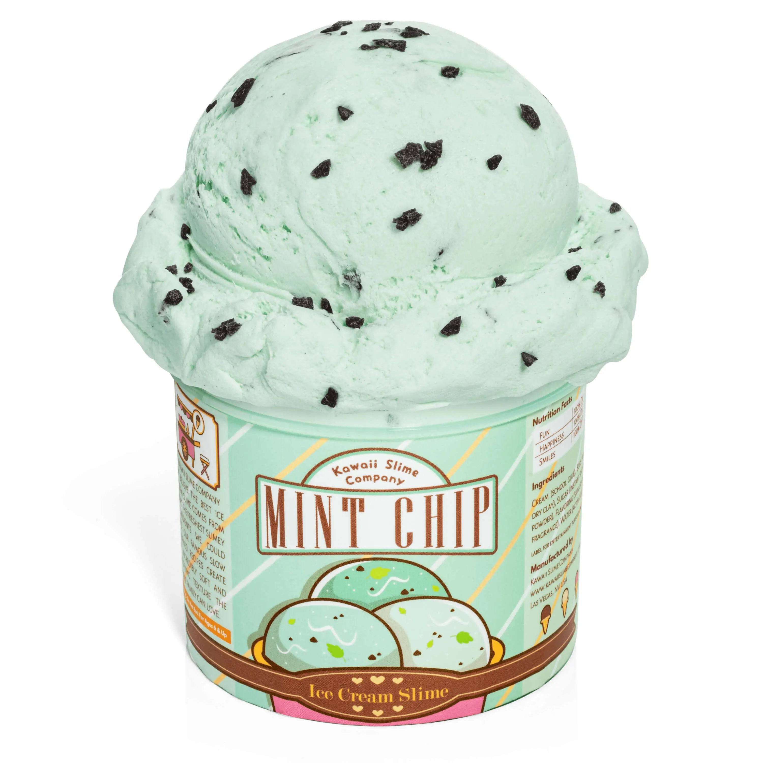 Mint Chip Scented Ice Cream Slime by Kawaii Slime