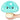 Mini Turquoise Mushroom by Squishable #SQU-117769