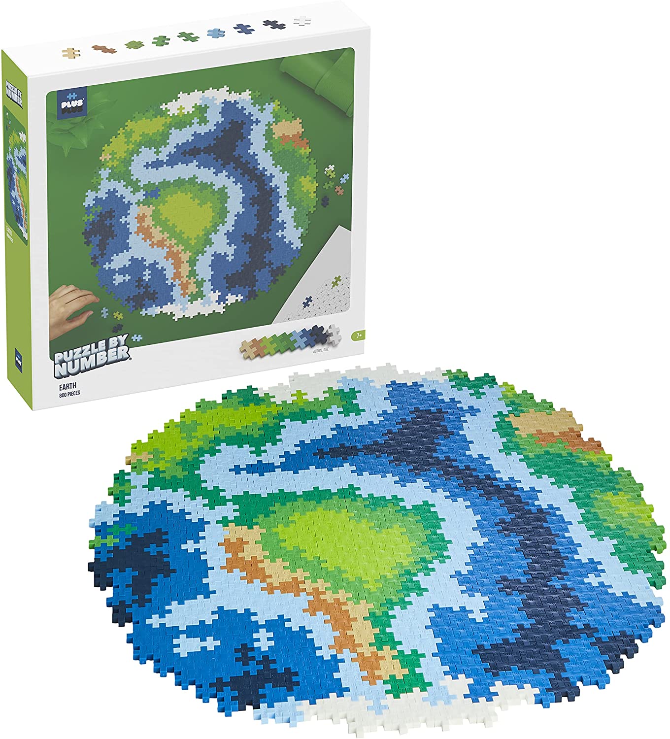 Puzzle By Number Earth 800 Pc by Plus Plus #5104