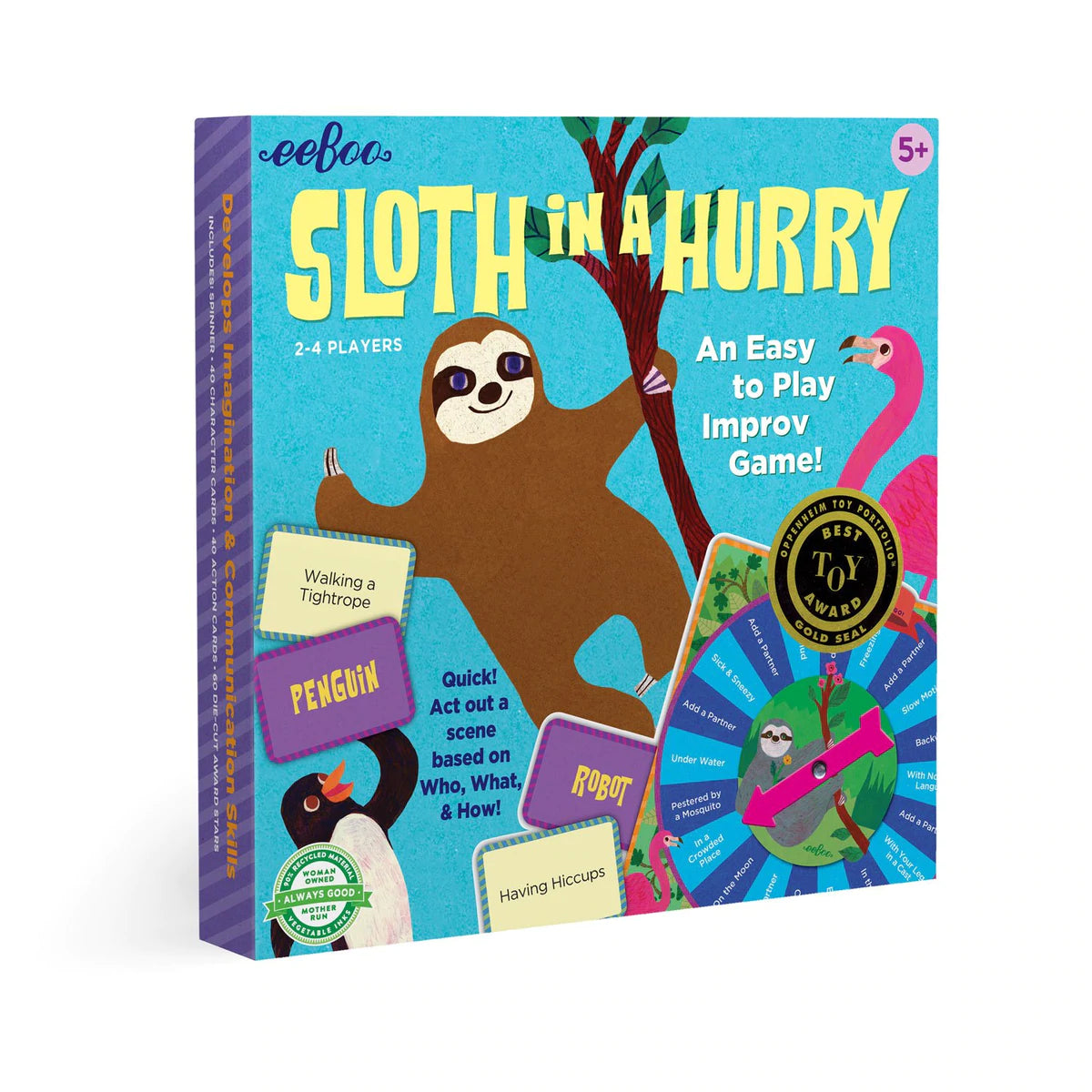 Sloth In A Hurry Game by eeBoo