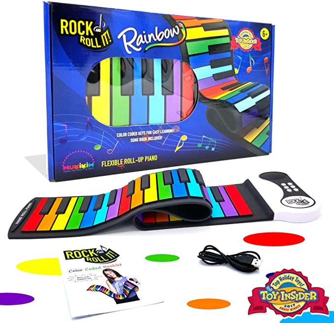Rock And Roll It Rainbow Piano by Mukikim