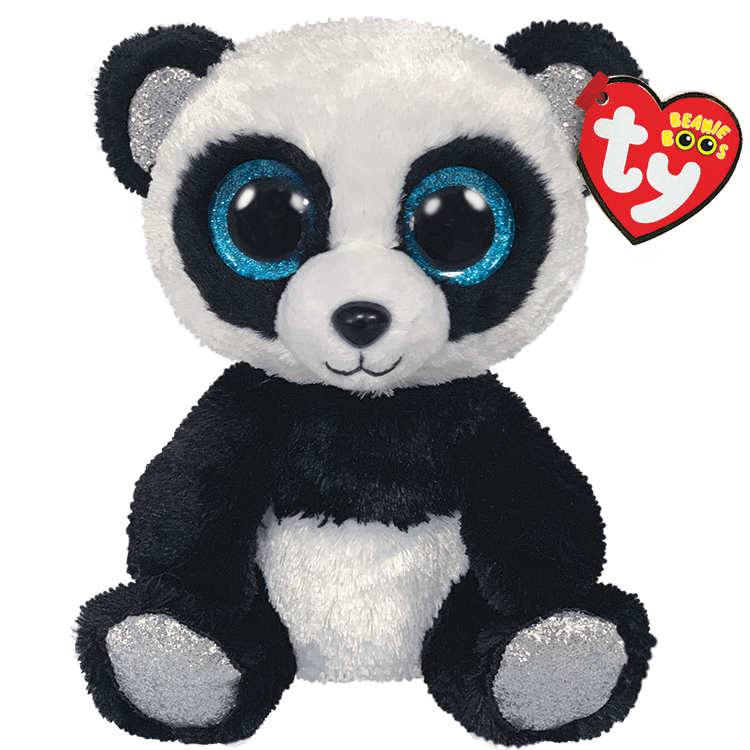 Bamboo Black & White Panda Beanie Boo 6” by TY