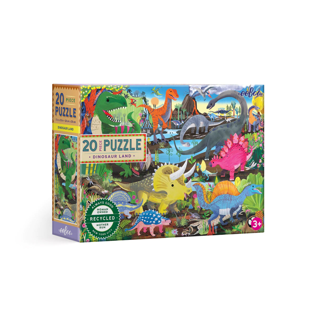 Dinosaur Land 20 PC Puzzle by eeBoo