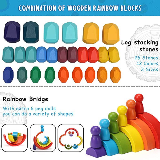 Wooden Stacking Bundle  by Toy Life