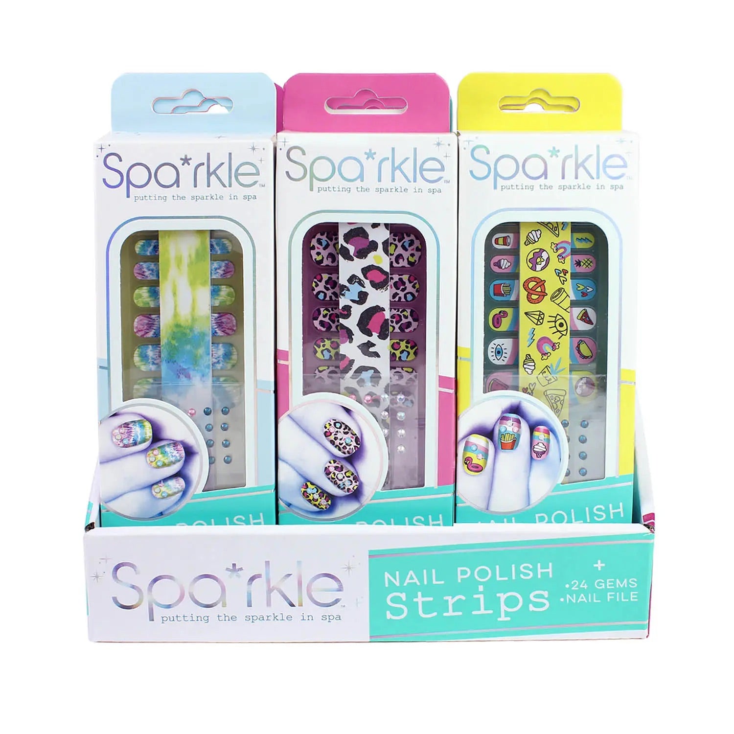 Spa*rkle Nail Polish Strips Assortment by Bright Stripes