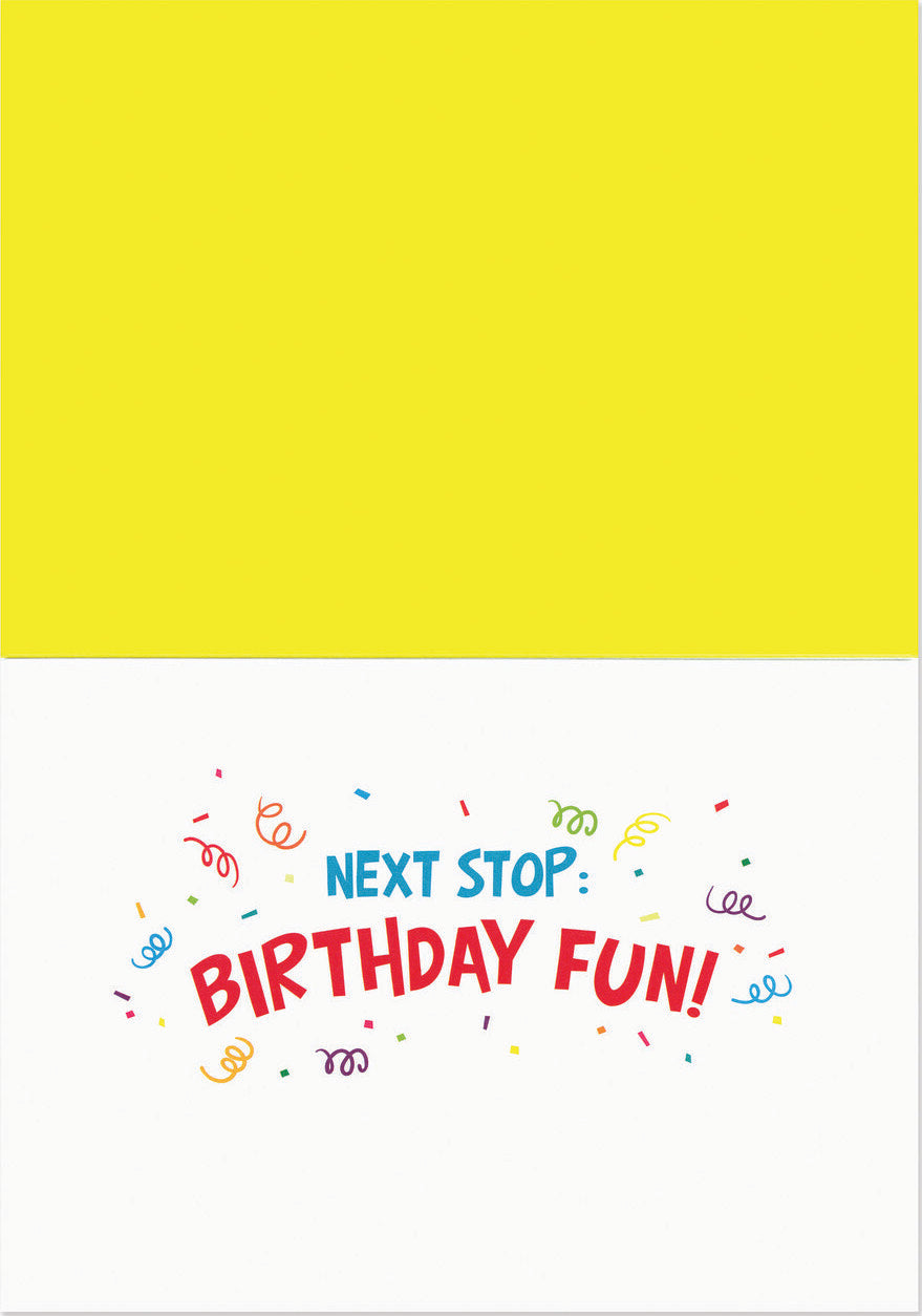 Dogs On A Party Bus Birthday Card by Peaceable Kingdom