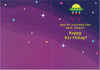 Level Up Neon Birthday Card by Peaceable Kingdom