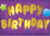 Gold Happy Birthday Birthday Card by Peaceable Kingdom