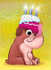 Bulldog with Googly Eyes Birthday Card by Peaceable Kingdom