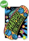 Skateboard Neon Birthday Card by Peaceable Kingdom
