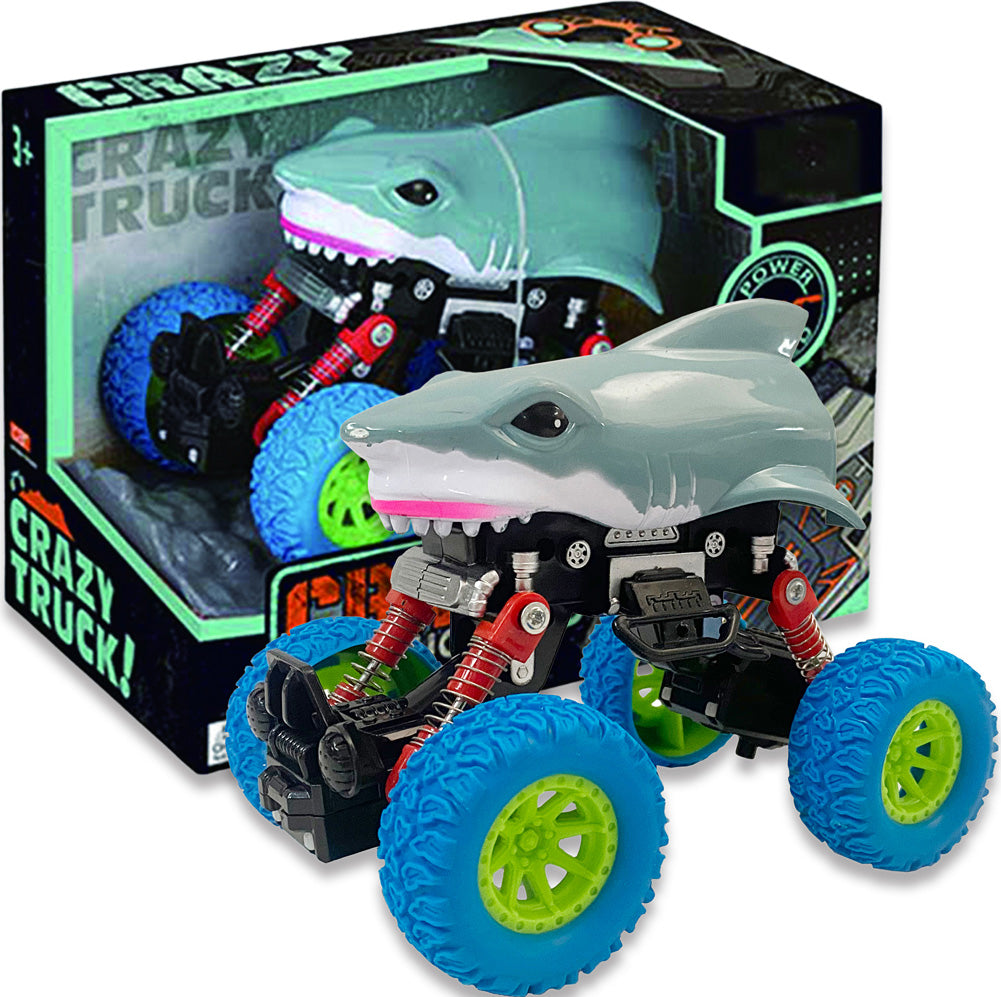 Crazy Truck! Pull-Back Shark Truck by Thin Air