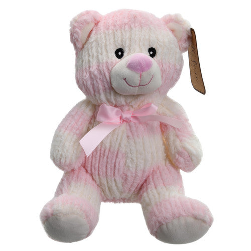 Pink Plush Bear w/ Rattle
