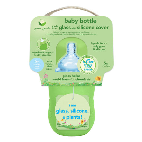 Green Sprouts Baby Bottle Green