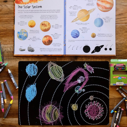 Imagination Starters Chalkboard Placemat Solar System