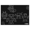 Imagination Starters Chalkboard Robot Workshop Placemat